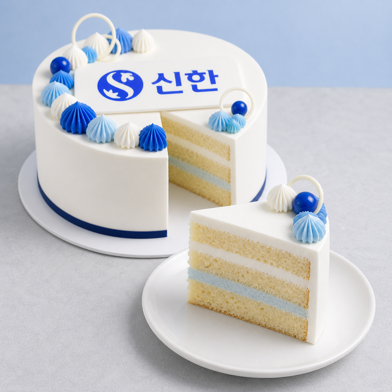 기업 로고 주문 제작 케이크 이미지 2