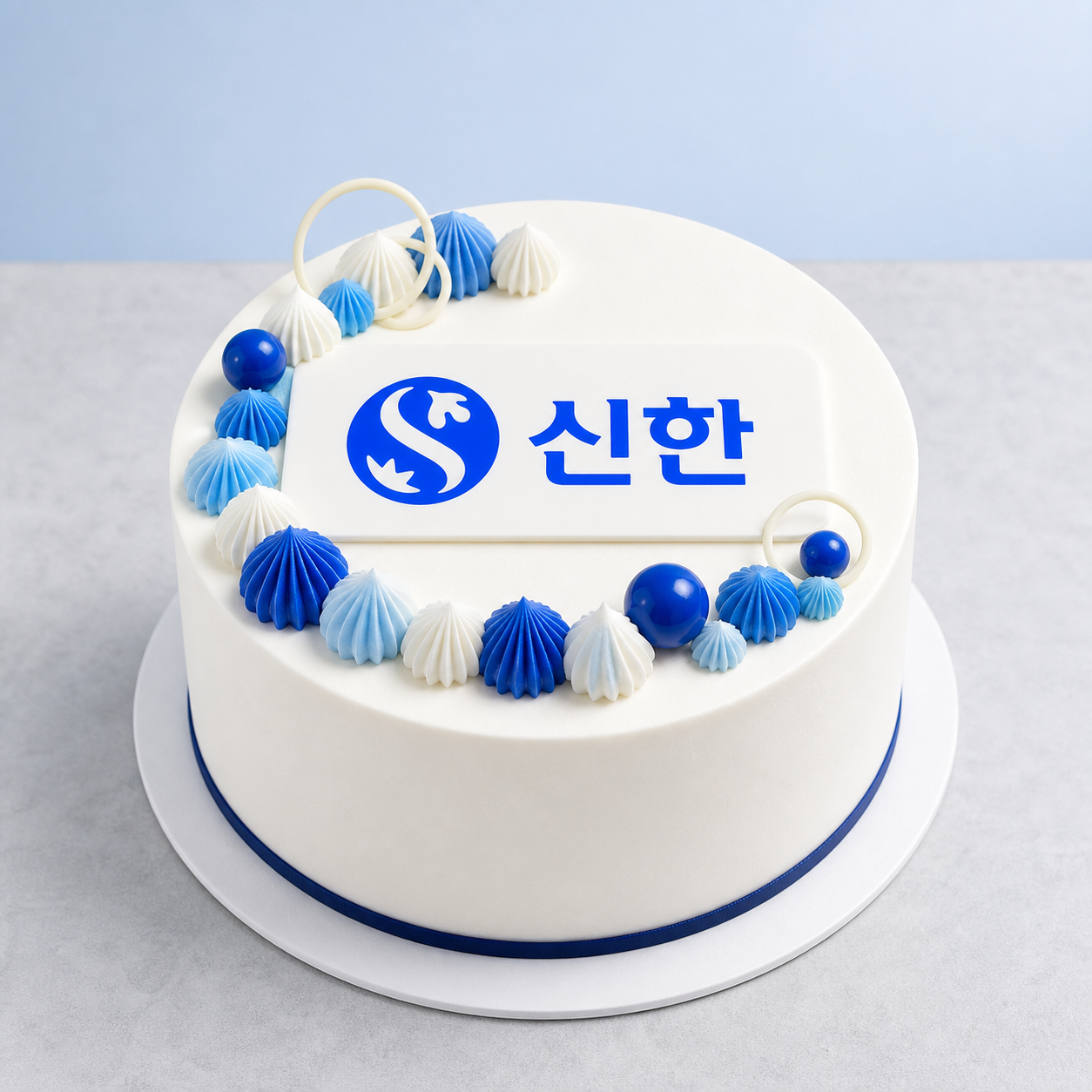 기업 로고 주문 제작 케이크 대표 이미지